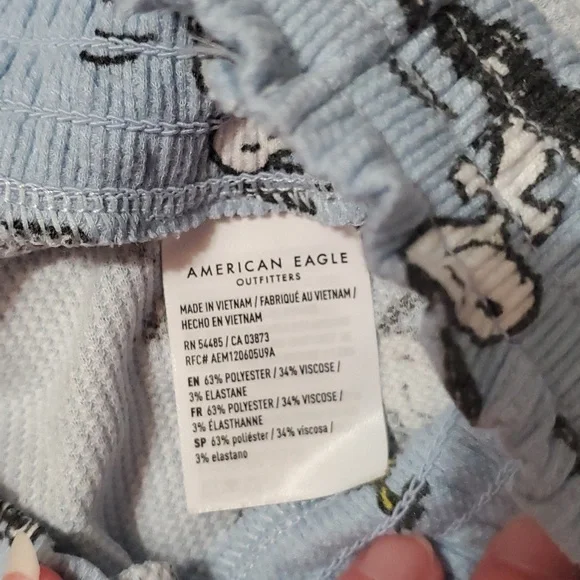 American Eagle Peanuts Pajama Set, Size M - Picture 6 of 9